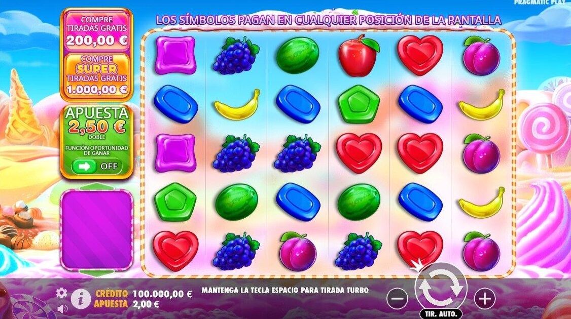 Tragaperras de dulces Sweet bonanza 1000